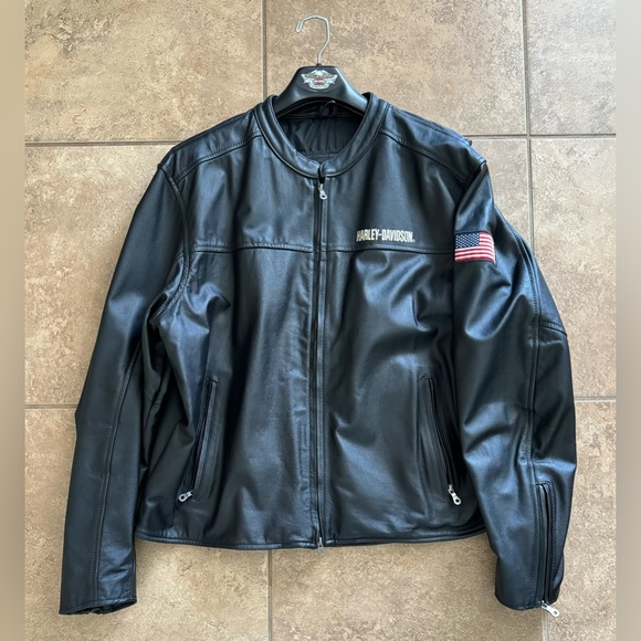 Harley-Davidson Men's Riding Leather Jacket **Made in